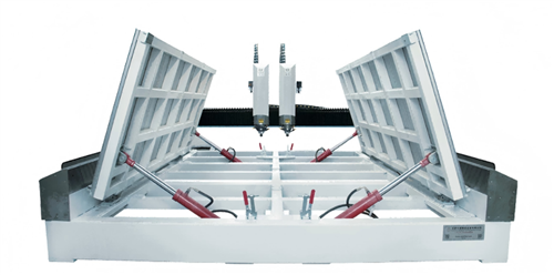 2433F Automatic Flap Engraving CNC Machine For Stone Marble Granite